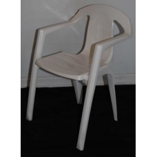 Chair, Kids Plastic White